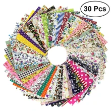 Хлопчатобумажная ткань для шитья 30 шт. цветочный хлопок ремесло ткань квадратный лист для лоскутного шитья DIY ремесло