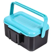 Maggots наживки в виде червей рыболовные приманки живые приманки межслойная коробка с Магнитная крышка Пинцет Рыбалка Аксессуары