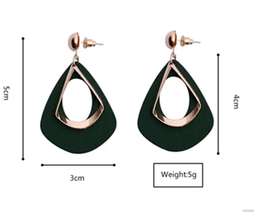 ES3222 Bohemia Earrings Statement Jewelry Exaggerated Ethnic Hollow Out Geometric Drop Earrings For Women Boho Style - Image 6