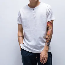 Новое поступление рубашка с короткими рукавами мужской летний тонкий дышащий крутой пуловер рубашка Мужская модная повседневная хлопковая льняная одежда TS-262