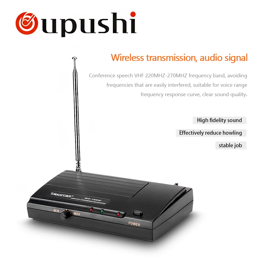 Wifi الجدول Mic نظام اللاسلكية حامل ميكروفون