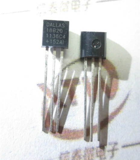 2Pcs DALLAS DS18B20 18B20 TO-92 Thermometer Temperature Sensor