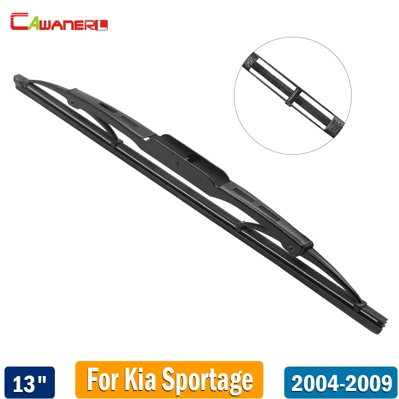 

Cawanerl For Kia Sportage 2004-2010 Car Rear Windscreen Wiper Blade Car Soft Rubber Back Window Wiper 13" 330mm