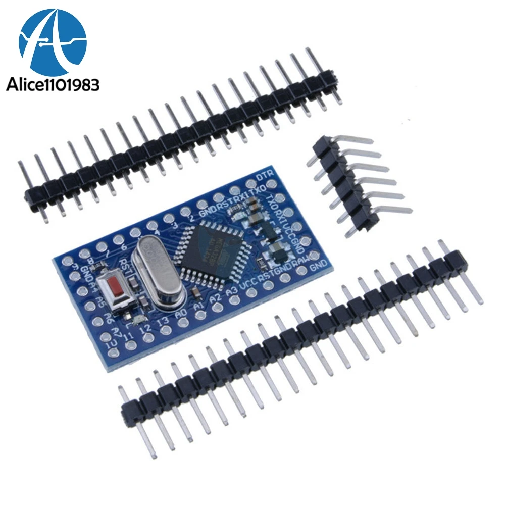 

5Pcs Pro Mini Atmega328 Mini ATMEGA328P Mega328 5V 16M 16MHz Module For Arduino Nano With Crystal Oscillator Replace ATMEGA128