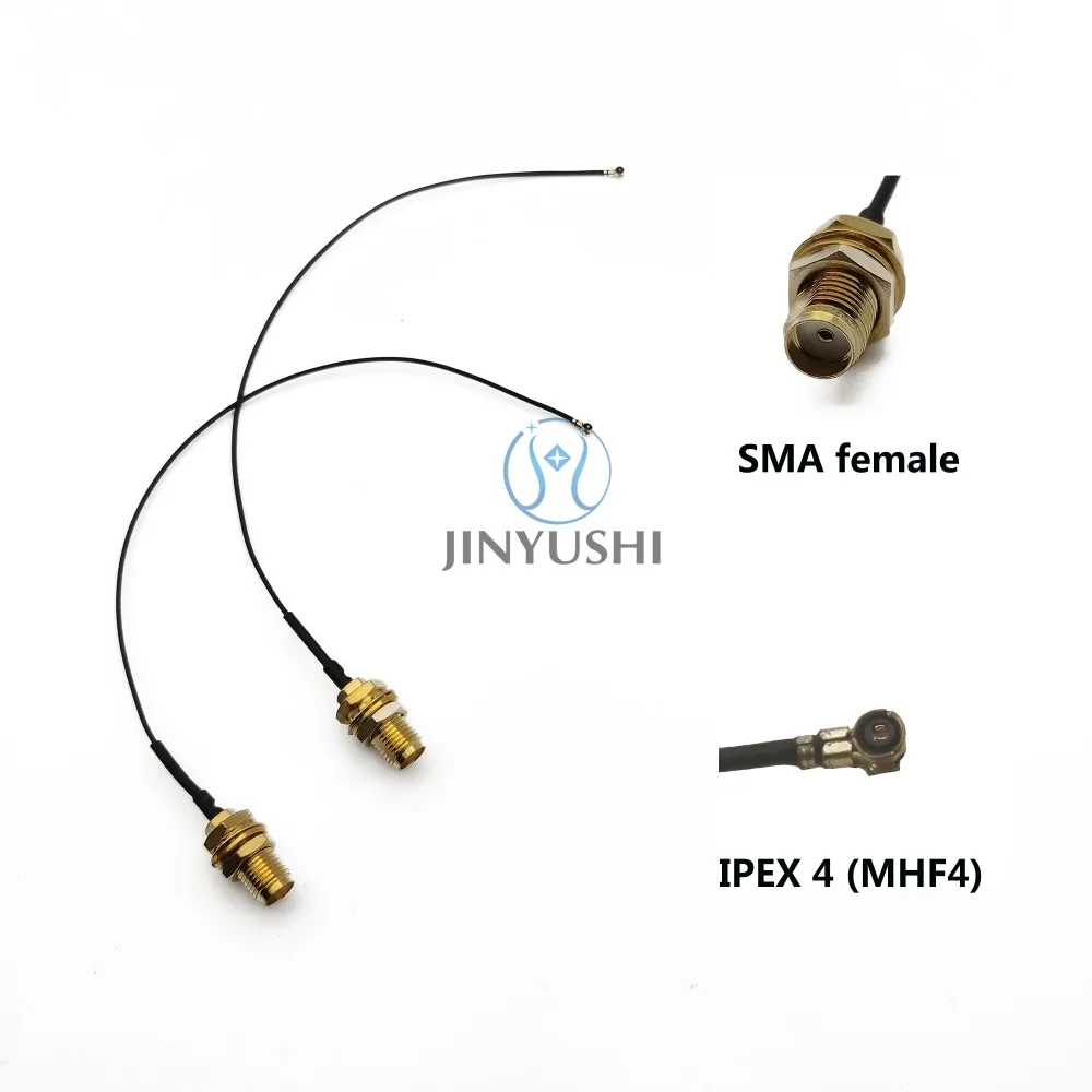 Высота каблука 10 см/15 см IPEX4 SMA к гнездовому разъёму провод-удлинитель джемпер MHF4 для RP-SMA кабель Соединительный разъем