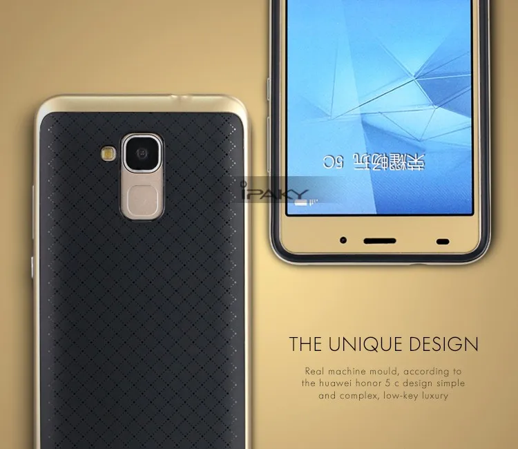 Original iPaky Brand Huawei Honor 5C Case Luxury Neo Hybrid Armor Silicone Back Cover with Frame for Honor 5c (3)