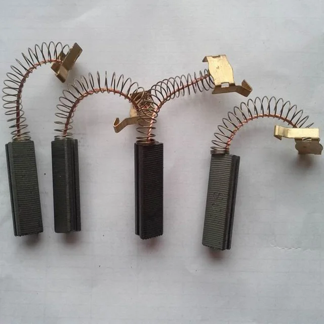 Best Price FREE SHIPPING 10pcs Vacuum cleaner accessories Motor Carbon Brush suitable for Philips Midea Haier Sanyo 6.5 x 10x 32mm