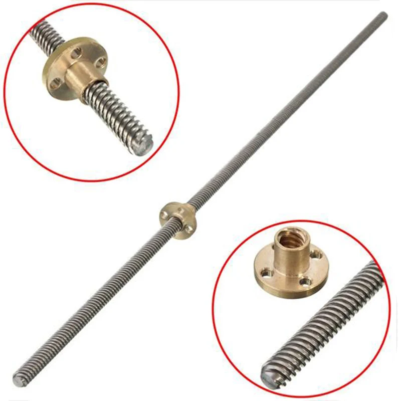 Buy 1pc 800mm Lead Screw 8mm Thread Lead Screw 2mm