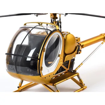 

SCHWEIZER Hughes 300C Scale 9CH RC Helicopter Brushless RTF All Metal high Simulation Remote Control Helicopter Aircraft Mode 2