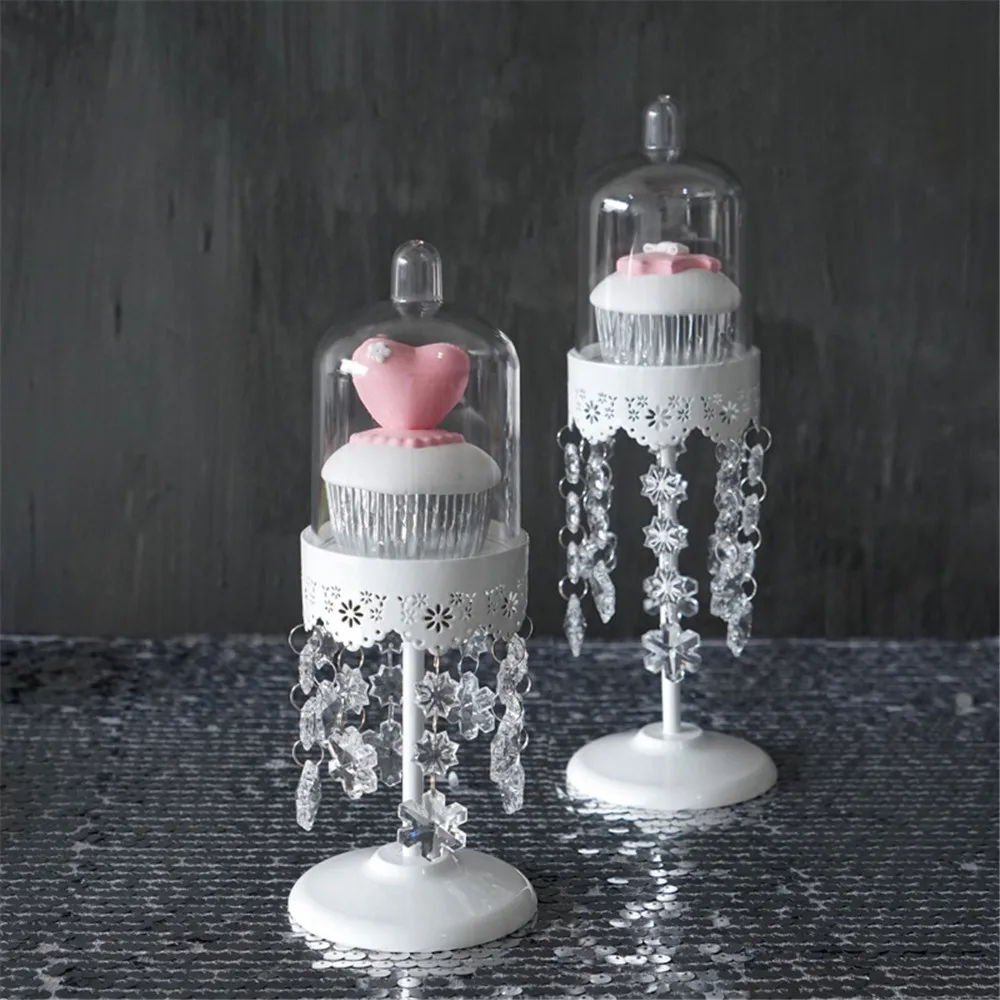 

Nordic Hollow Lace Metal Storage Tray with Pendant Chic Ins Fruit Cake Dessert Plate White Jewelry Display Tray Home Desk Decor