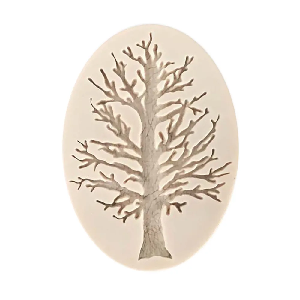 Silicone Cake Mold 3D Tree Fondant Decorating Chocolate Sugarcraft Baking Mould cake decorating tools | Дом и сад