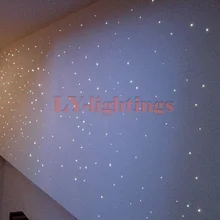 Беспроводные волоконные оптические фары для детской комнаты, освещение для сна, световая панель из оптического волокна, сменная вспышка, выцветание, прыжок, 280 подставки, волокно