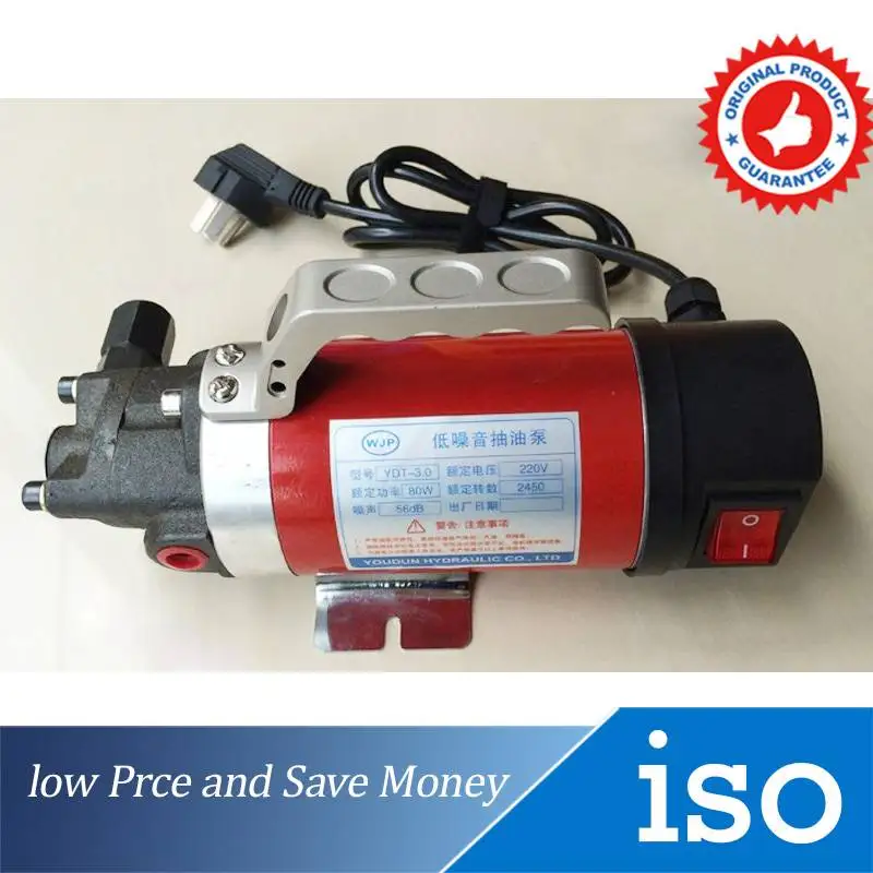 Cast Iron Mini 12V Gear Oil Pump 7 5L min Lubricating Oil Pump