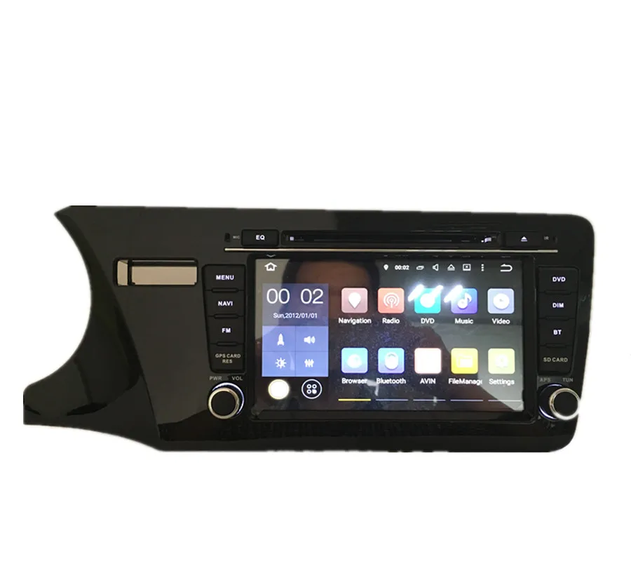 Perfect car radio dvd Navigation Android for H ON DA CITY 2014 2015 Car DVD Player GPS TV 3G Radio left driving 0