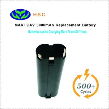 

3.0Ah Rechargeable Battery Pack Mak9.6S 9.6V Battery Replacement Maki 191681-2 193889-4 193890-9 9000 Original Battery Pack 9.6V