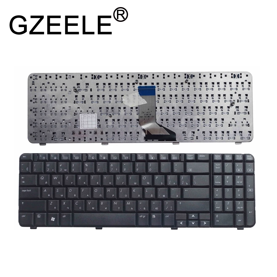  GZEELE RU laptop keyboard FOR HP Compaq Presario CQ61-400 CQ61z-300 CQ61Z-400 BLACK russian version