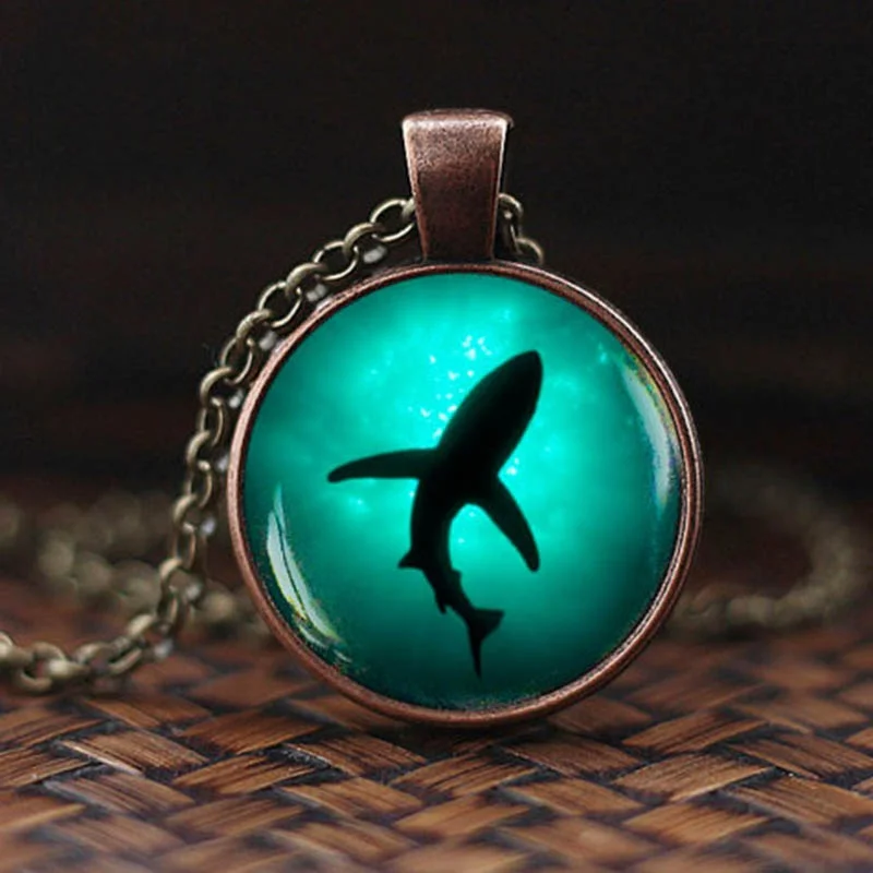 Hommes Cool Elephant Renard Cheval Shark Loup Pendentif Collier Femmes De Mode Collier Ras Du Cou