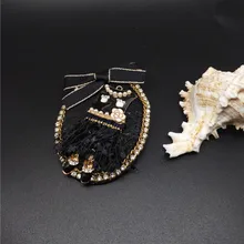 

Female Black Cloth Bow Brooch Women Antique Clothes Shoes Pendant Brooches Excellent Fine Jewelry Gifts For Coat Winter Fashion