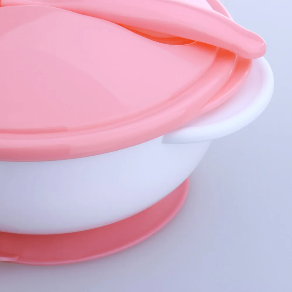 Baby Feeding Bowl Set with Temperature Sensing Spoon Sucker Suction Cup Baby Bowl Dishes Tableware Kits Safety Kids Feeding Bowl Baby Feeding Bowl Set with Temperature Sensing Spoon Sucker Suction Cup Baby Bowl Dishes Tableware Kits Safety Kids Feeding Bowl