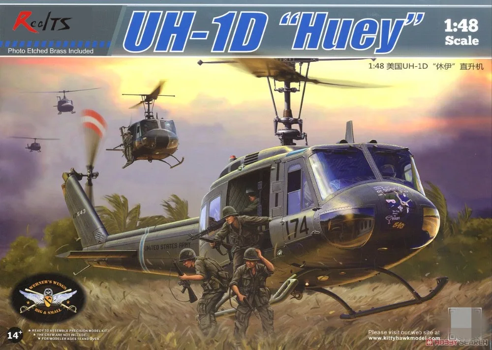 RealTS Kitty Hawk KH80154 1/48 UH-1D "Huey"