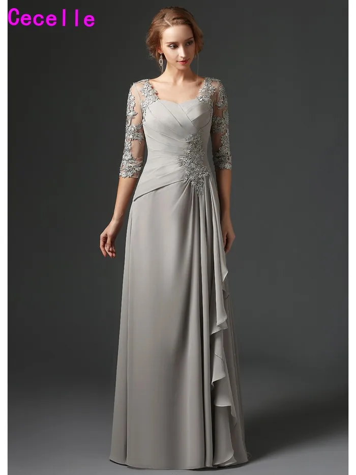 pleated mother of the bride dresses