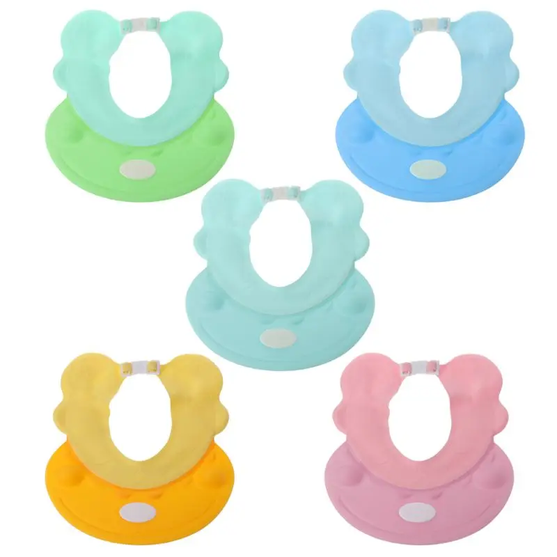 

Adjustable Baby Shower Cap Shampoo Bath Wash Hair Shield Hat Protect Children Kid Waterproof Prevent Water Into Ear for Child