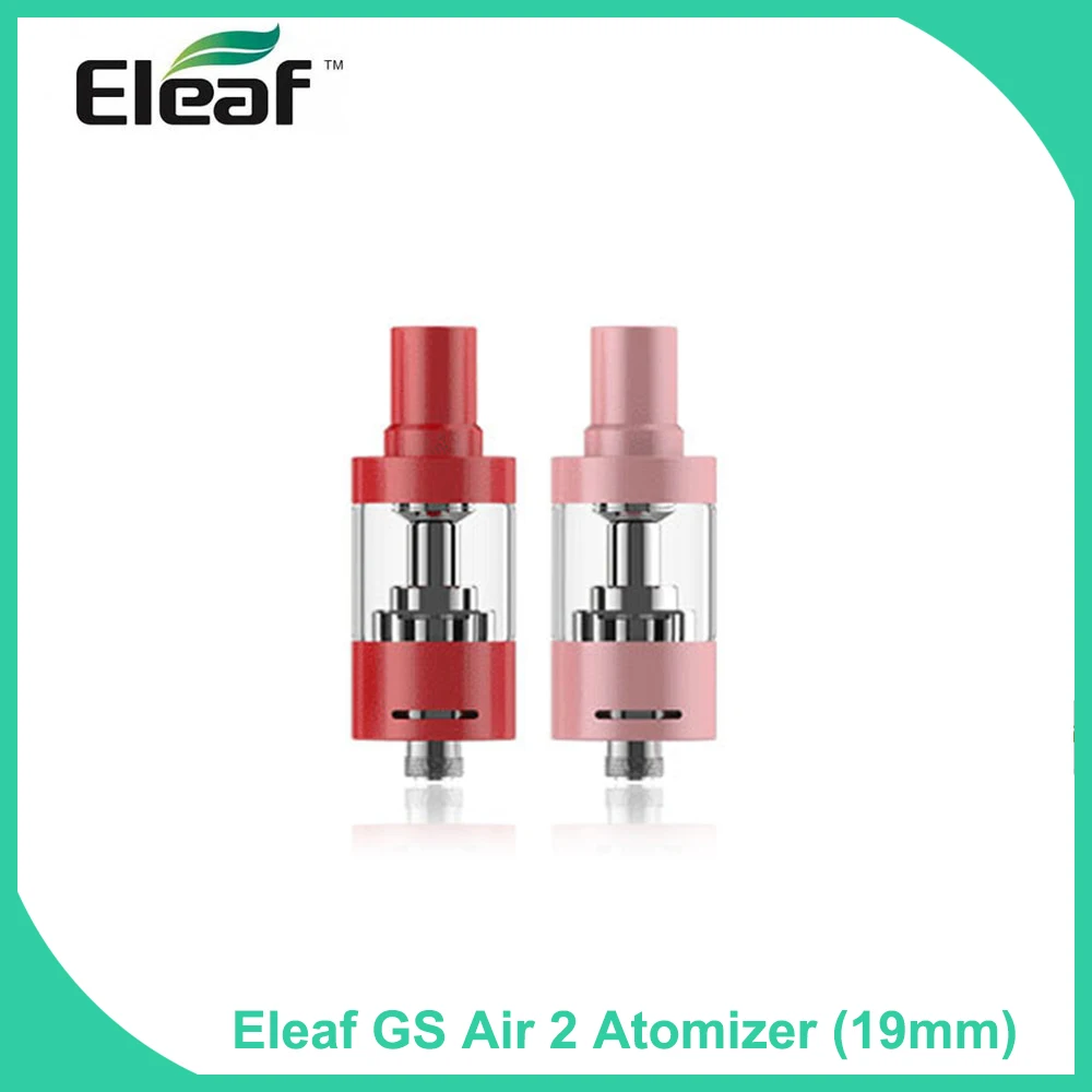 

Eleaf GS Air 2 Atomizer tank - 19mm for eleaf ijust start plus kit refill 2.5ml e-liquid capacity adjustable air inflow airflow
