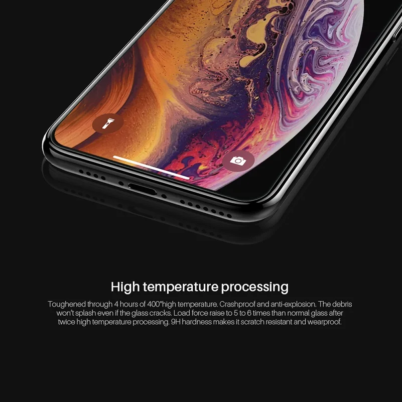 Nillkin для iPhone XS Max Защита экрана удивительные T+ Pro защита для экрана из закаленного стекла для iPhone X/XS/XR/8/8 Plus/7/7 P/6/6 S/6 P защитная пленка из закаленного стекла