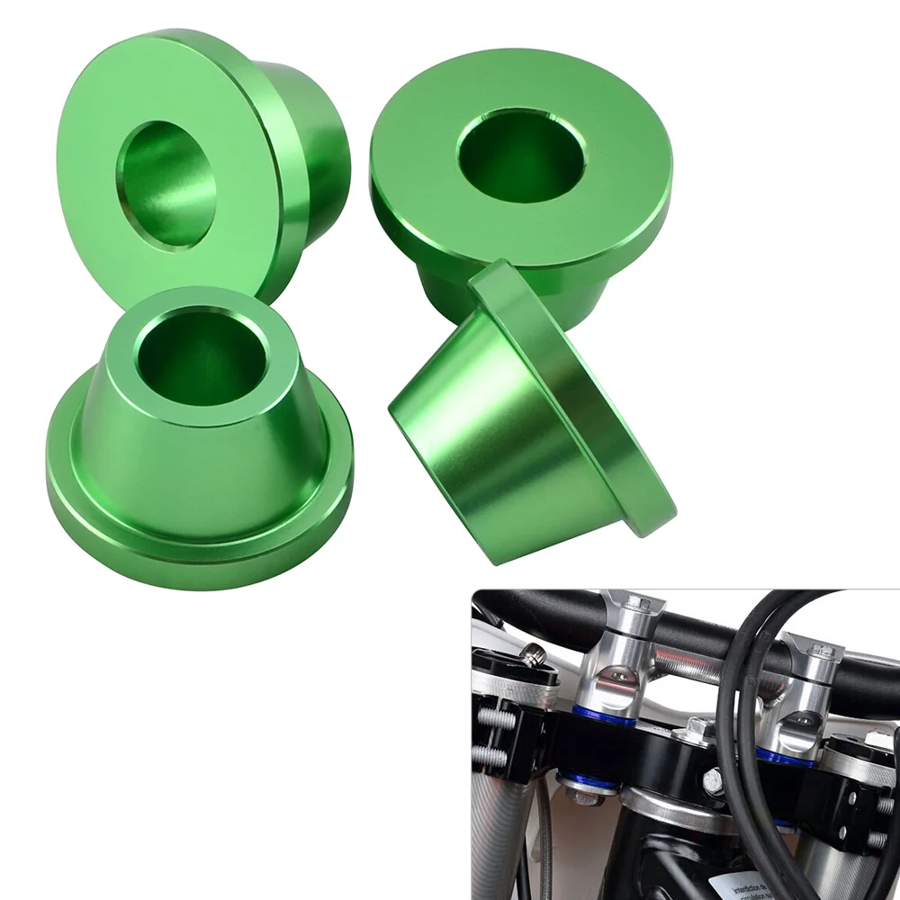 

NICECNC Handlebar Clamp Mount Bushings For Kawasaki KX125 KX250 KX250F KX450F KLX125 KLX150S KLX150BF D-tracker 125