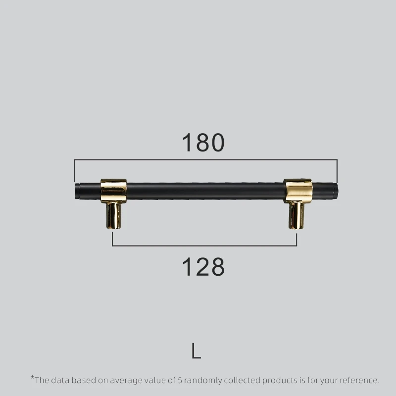 Dooroom латунные мебельные ручки черное золото светильник роскошный современный скандинавский ящик шкаф комод Длинные ручки шкафа тянет - Цвет: BG-L