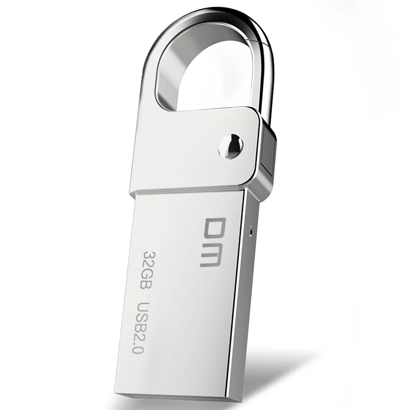 Бесплатная доставка DM PD027 8 г 16 32 ГБ USB Flash Drive металлическая ручка привода кольцо