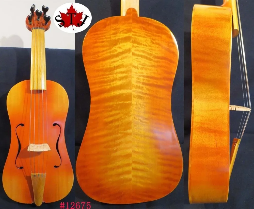 

Copy of medieval Fiddle SONG Brand 5 strings 15 3/4" vielle,good sound #12675