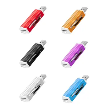 

Multi Memory Universal Lighter Shape USB Card Reader for TF Micro SD MMC SDHC M2 Memory Stick MS Duo RS-MMC Hot