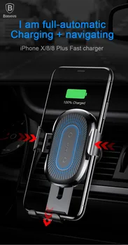 Baseus Car Mount Qi Wireless Charger For iPhone X 8 Plus Quick Charge Fast Wireless Charging Pad Car Holder Stand For Samsung S8
Baseus Car Mount Qi Wireless Charger For iPhone X 8 Plus Quick Charge Fast Wireless Charging Pad Car Holder Stand For Samsung S8