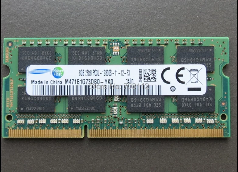 SO DIMM DDR3 8GB 1600MHz M471B1G73DB0 YK0 2R 8 PC3L 12800S Laptop RAM 