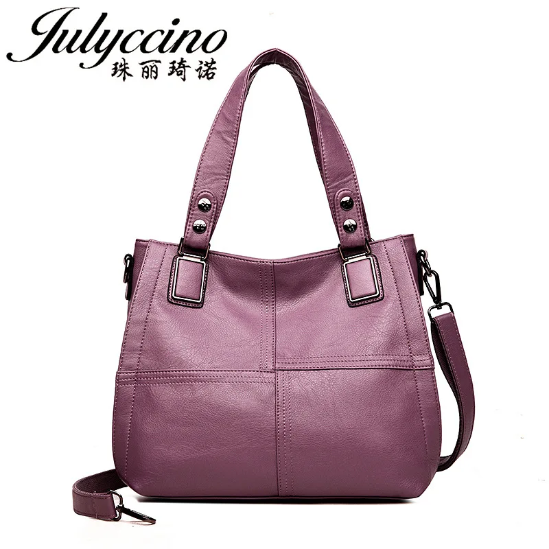 

JULYCCINO Herald Fashion Designer Women Handbag Leather Female Top-handle Bags Messenger Bags Travel Fashion Sac Ladies Totes