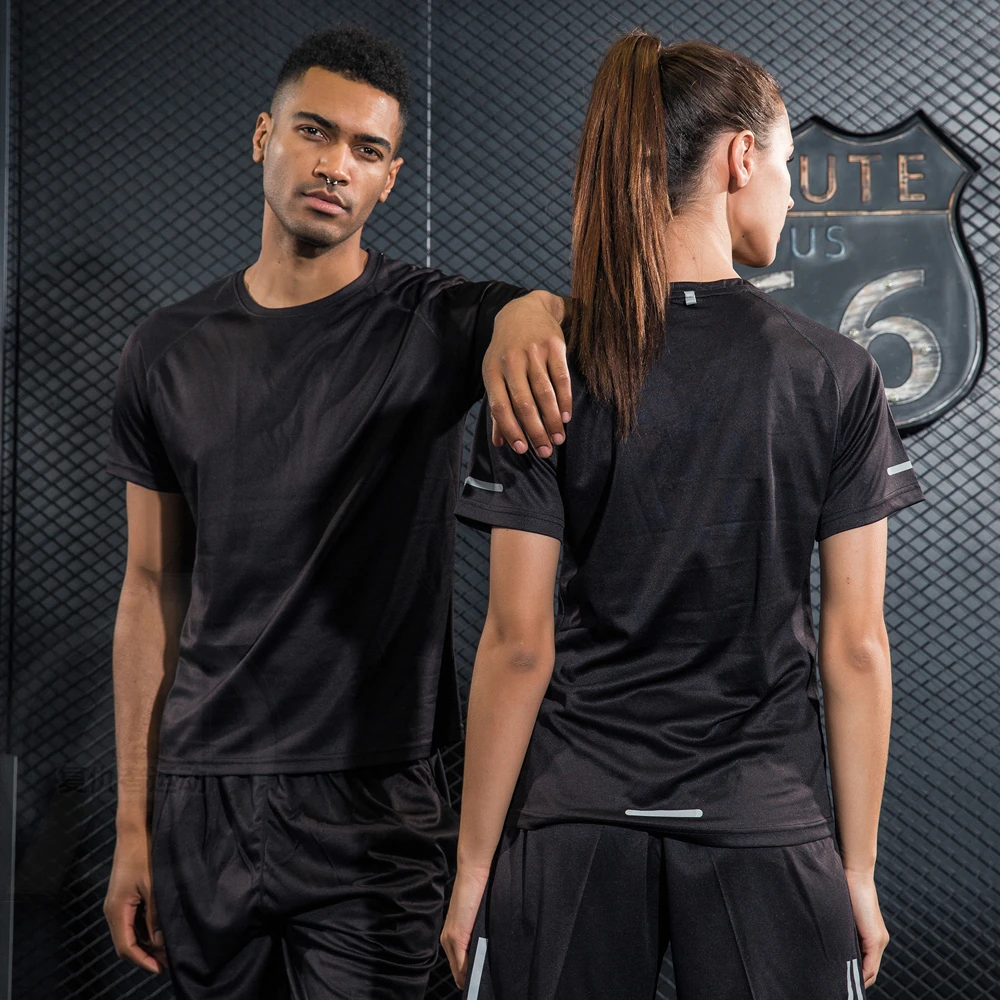 Gym Clothing Bodybuilding font b Fitness b font Men Women basketball Running t shirt Quick dry