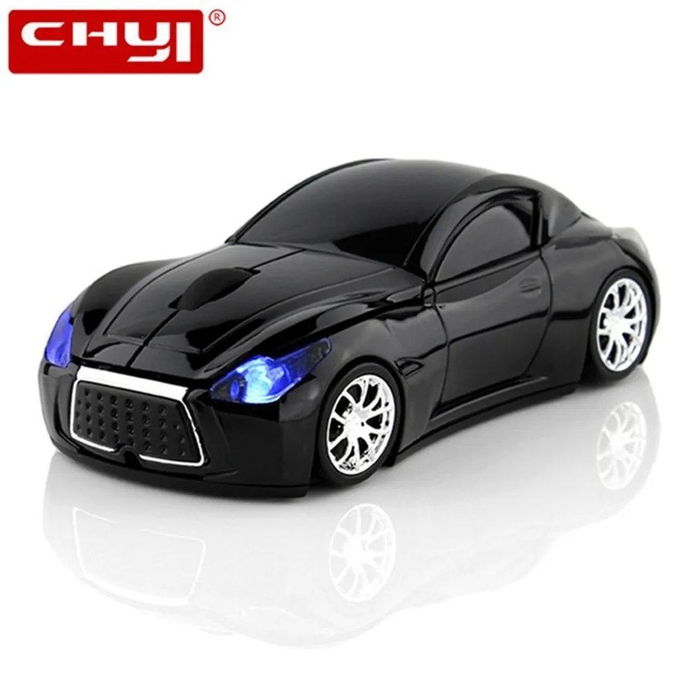 CHYI 2 4G Беспроводной Мышь Infiniti форма спортивной машины usb приемник оптическая Gamer