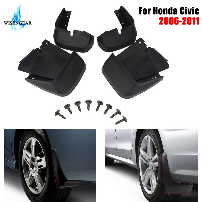Брызговики для автомобиля брызговики Honda Civic Sedan 2006 2007 2008 2011 внешние аксессуары