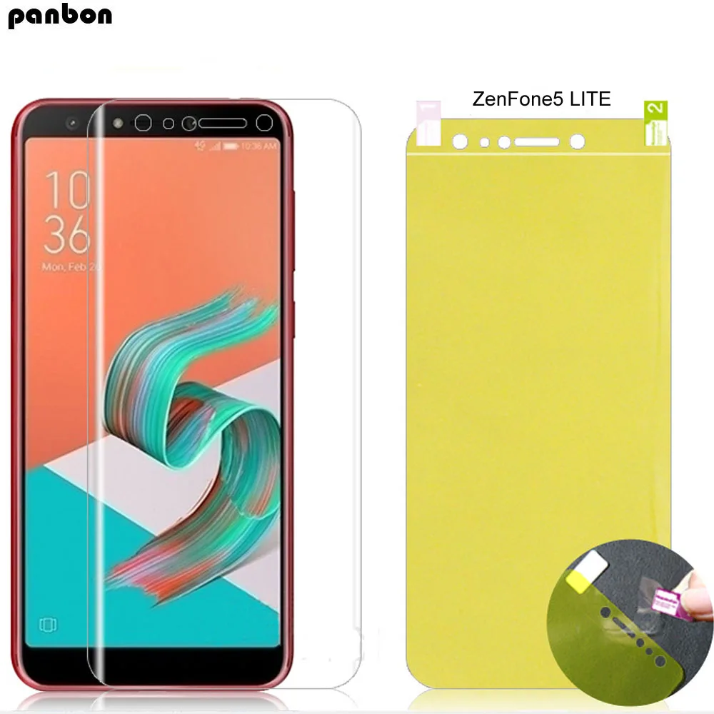 

Soft Hydrogel Film zenfone 5 lite 5z Full 3D coverage Screen Protector for ZC600KL ZE620KL ZS620KL TPU nano film