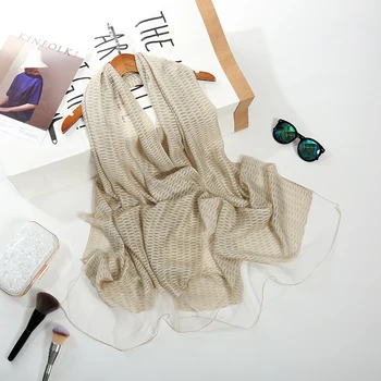 

Fashion women's scarf High-end lace stripe shawl Pure color stitching design gorgeous women wrap headscarves bandana 10pcs/lot