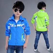 Vêtements pour enfants Manteau 2016 Nouveaux Garçons Veste Printemps Automne En Plein Air Alpinisme Vêtements Enfants Survêtement Occasionnel Étudiant Manteau