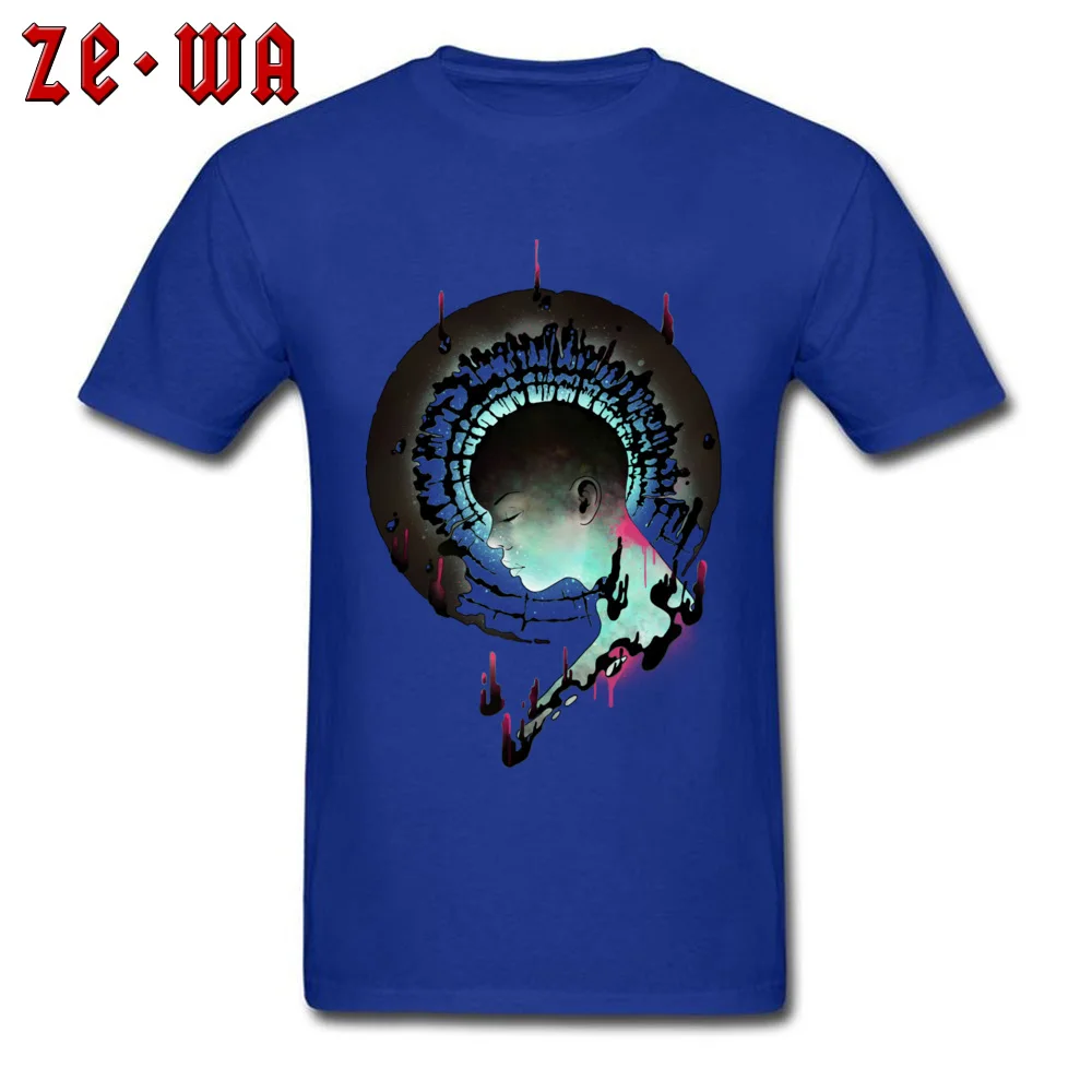 Elemental 100% Cotton T Shirt for Men Short Sleeve Funny Tees Oversized Fall Round Neck T Shirts Design Wholesale Elemental blue