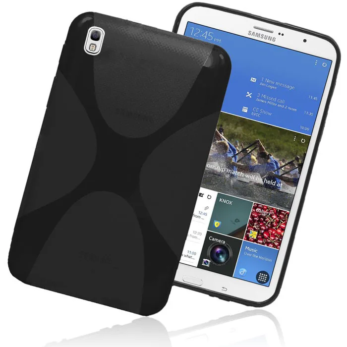 

High Quality Soft X line TPU Case For Samsung Galaxy Tab Pro 8.4 T320 T321 T325 Case Anti-slip Silicone Cover Back Skin Case