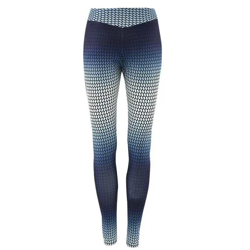 Новые женские дышащие спортивные штаны, Колготки с принтом, для бега/танцев/фитнеса, компрессионные колготки - Цвет: Серый