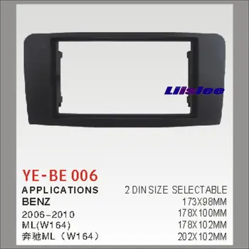 

For Benz ML(W164) 2006-2010 Aftermarket Radio Dash Board Kit 2 DIN ABS Plastic Fascias Car Audio Panel Frame Fascia