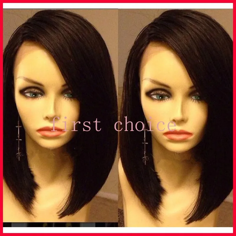 Top Quality Hot Sale Synthetic Lace Front Wig Cute Short