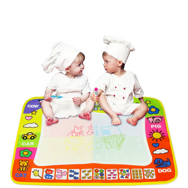 

45 x 29CM Water Drawing Mat Drawing Toys Water Aquadoodle With Magic Pen Drawing Painting Writing Board for Kids Children