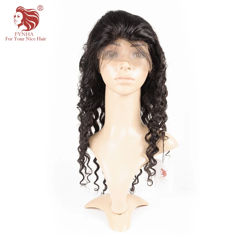 

[FYNHA] 360 Lace Frontal Kinky Curly 100% Human Hair Virgin Hair Natural Hairline With Baby Hair Free Shipping