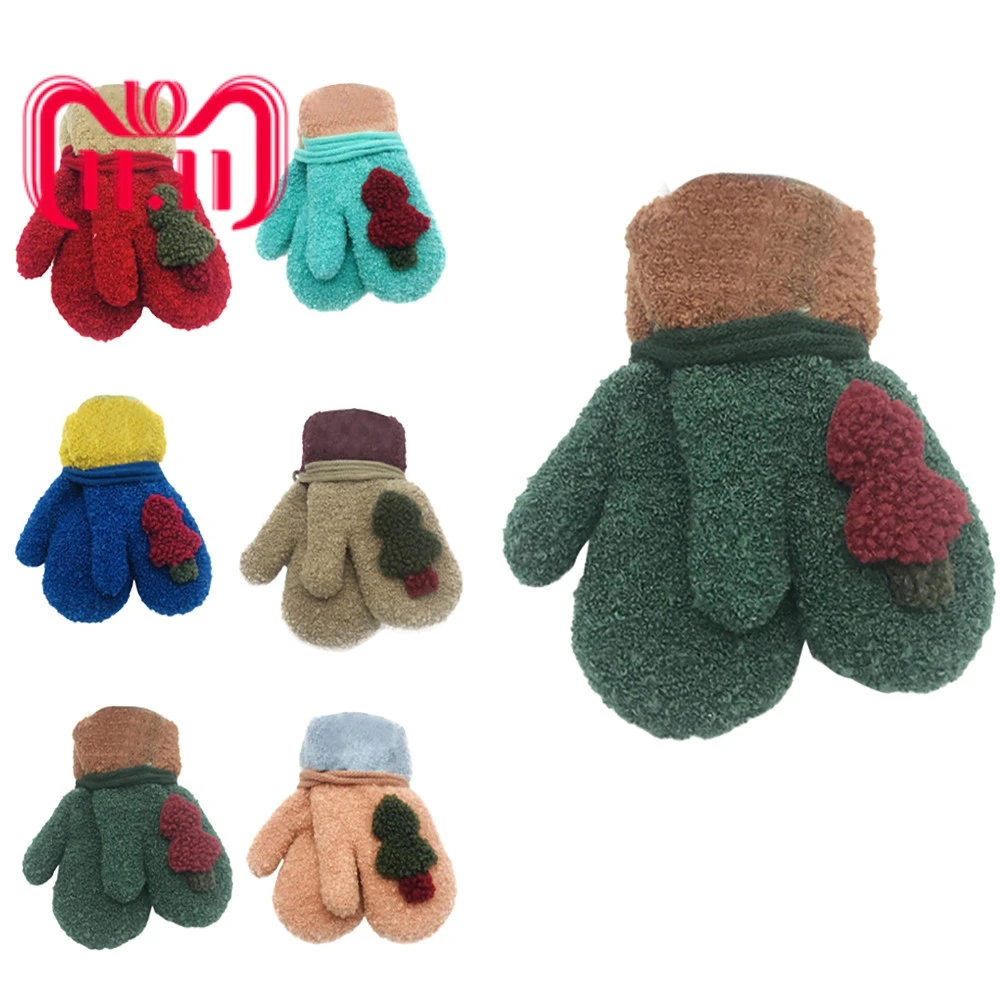 

TELOTUNY 2018 FASHION Christmas Tree Ornament Boys Girls Cute Warm Gloves Xmas Gift IU20